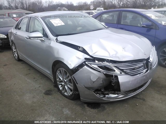 3LN6L2GK7DR814250 - 2013 LINCOLN MKZ SILVER photo 1