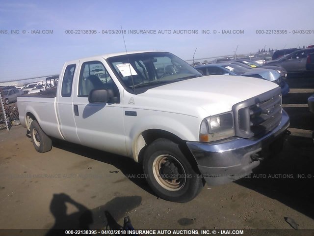 3FTNX20L33MB44120 - 2003 FORD F250 SUPER DUTY WHITE photo 1