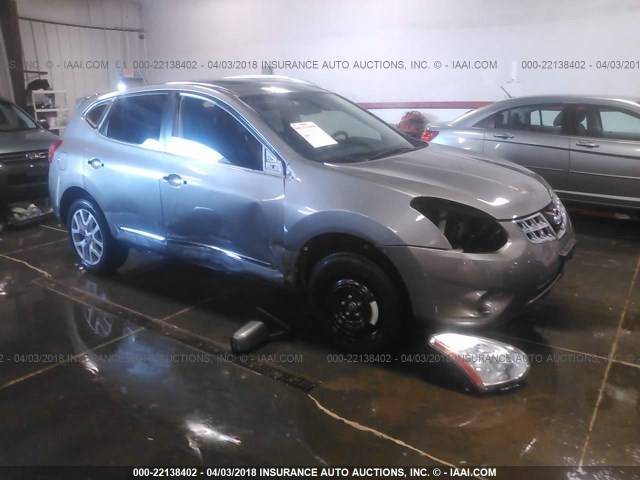 JN8AS5MV5CW392240 - 2012 NISSAN ROGUE S/SV GRAY photo 1