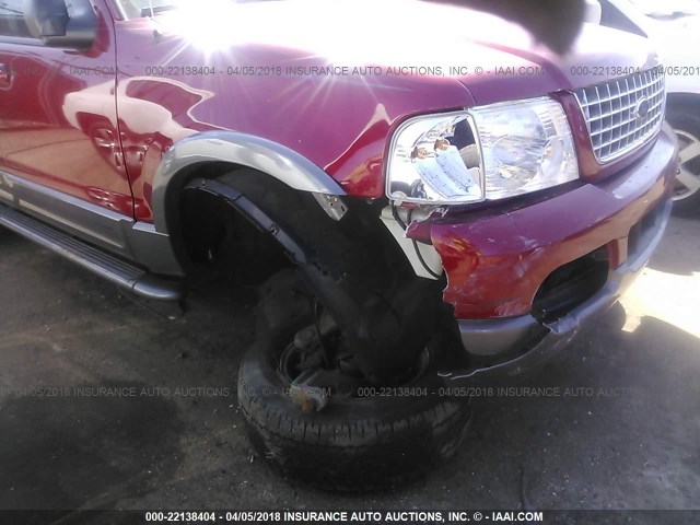 1FMZU73K03ZA90814 - 2003 FORD EXPLORER XLT/XLT SPORT/NBX RED photo 6