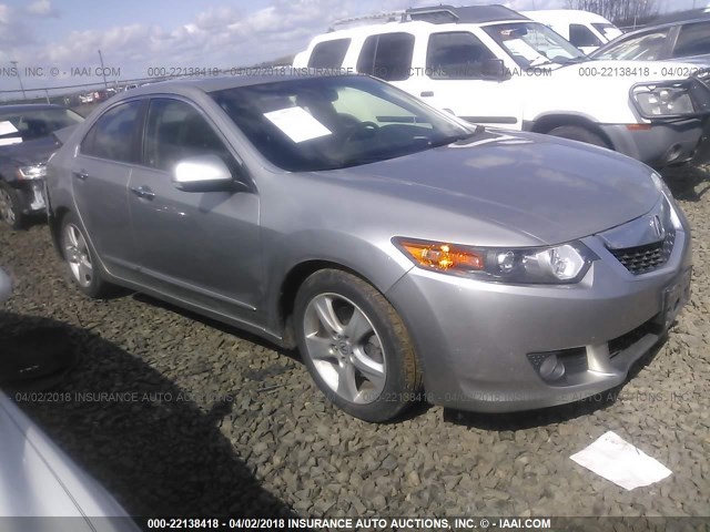 JH4CU2F62AC017728 - 2010 ACURA TSX SILVER photo 1