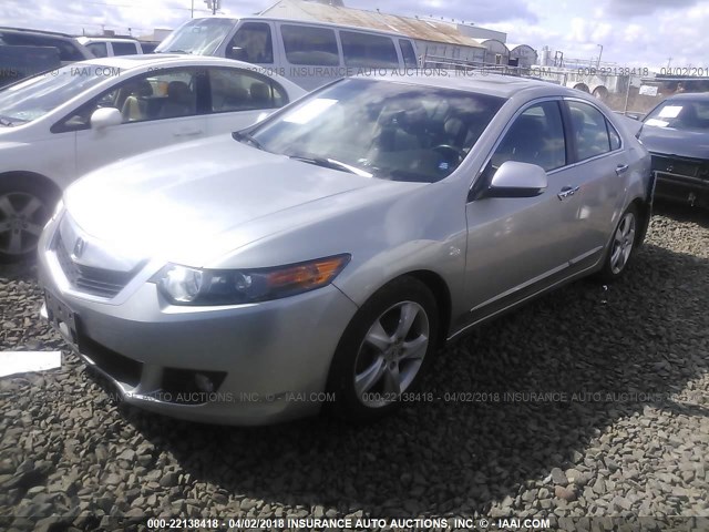 JH4CU2F62AC017728 - 2010 ACURA TSX SILVER photo 2