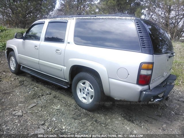 1GNFK16Z95J197159 - 2005 CHEVROLET SUBURBAN K1500 TAN photo 3