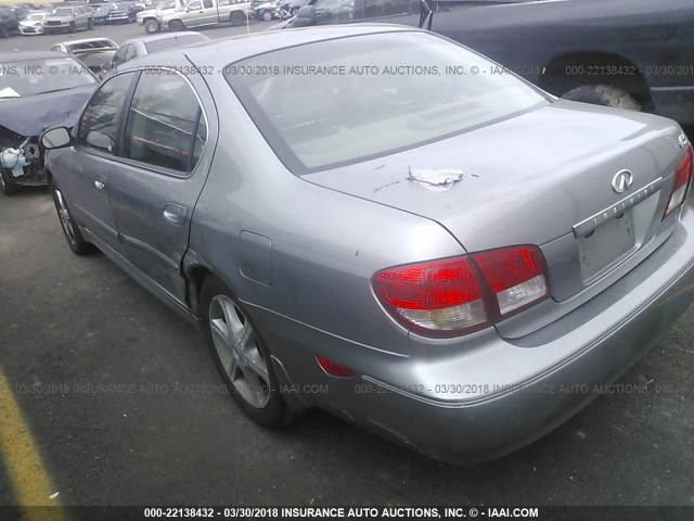 JNKDA31AX3T116587 - 2003 INFINITI I35 GRAY photo 3