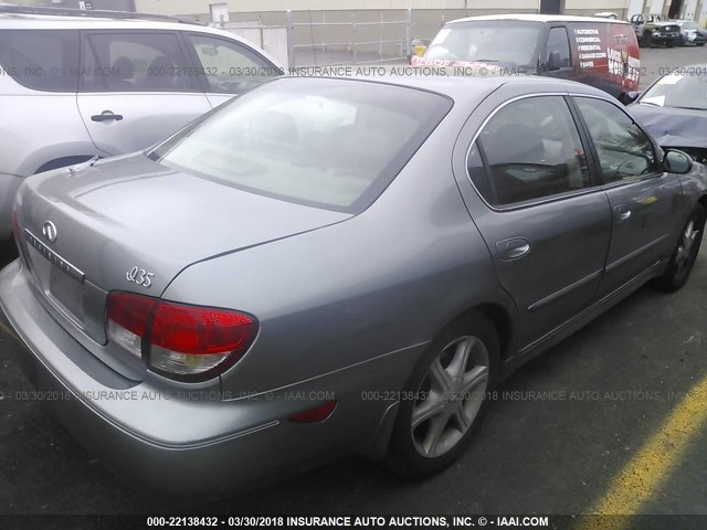 JNKDA31AX3T116587 - 2003 INFINITI I35 GRAY photo 4