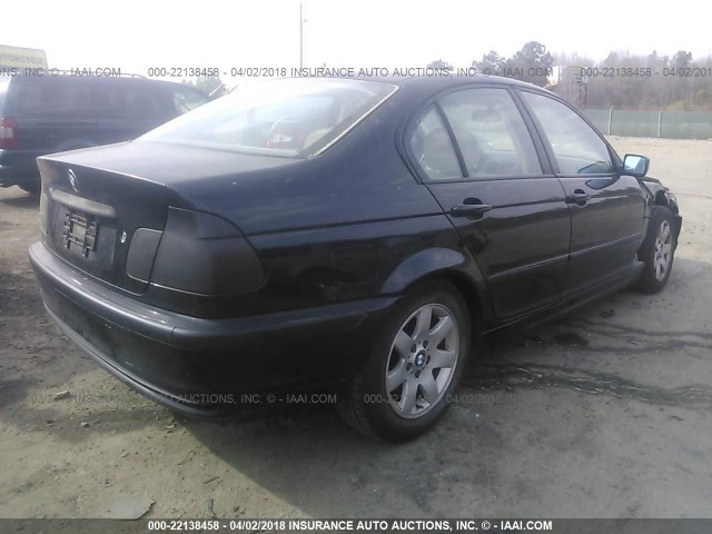 WBAAN37461ND49460 - 2001 BMW 325 I BLACK photo 4