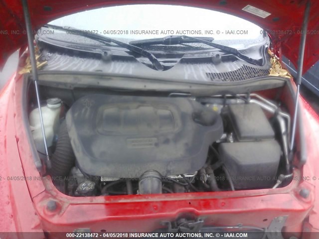 3GNCA13D08S706086 - 2008 CHEVROLET HHR LS RED photo 10