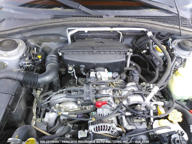 JF1SG65664H736510 - 2004 SUBARU FORESTER 2.5XS Күміс фото 10