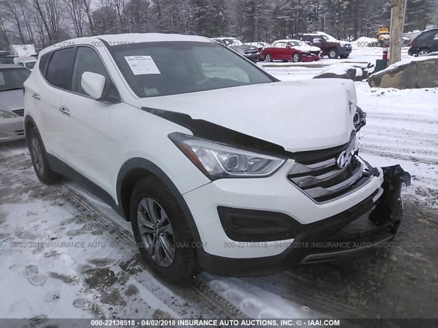 5XYZTDLB2FG299044 - 2015 HYUNDAI SANTA FE SPORT  WHITE photo 1