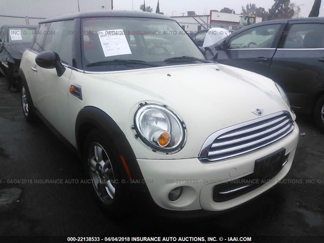 WMWSU3C58CT541965 - 2012 MINI COOPER WHITE photo 1