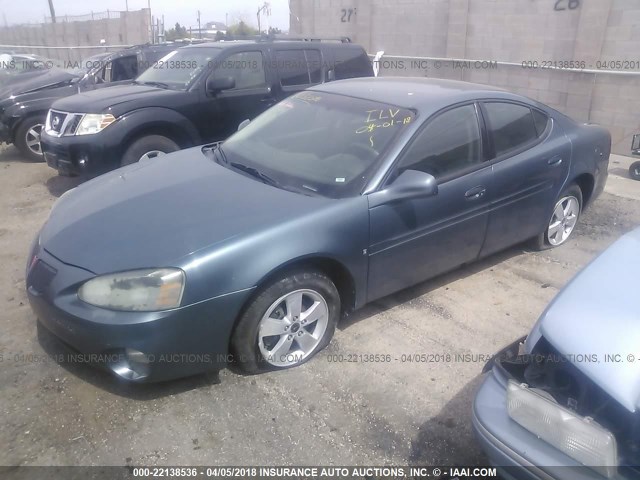 2G2WP552661120478 - 2006 PONTIAC GRAND PRIX BLUE photo 2