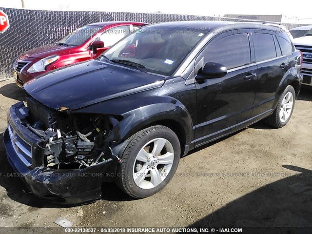 1B3CB4HA5AD529581 - 2010 DODGE CALIBER SXT BLACK photo 2