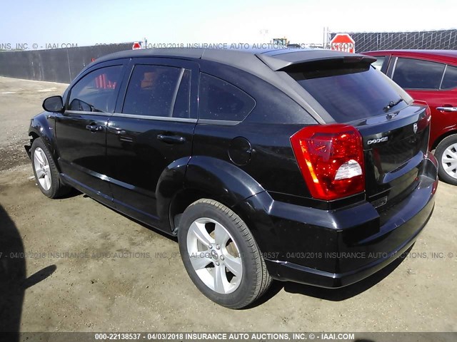 1B3CB4HA5AD529581 - 2010 DODGE CALIBER SXT BLACK photo 3