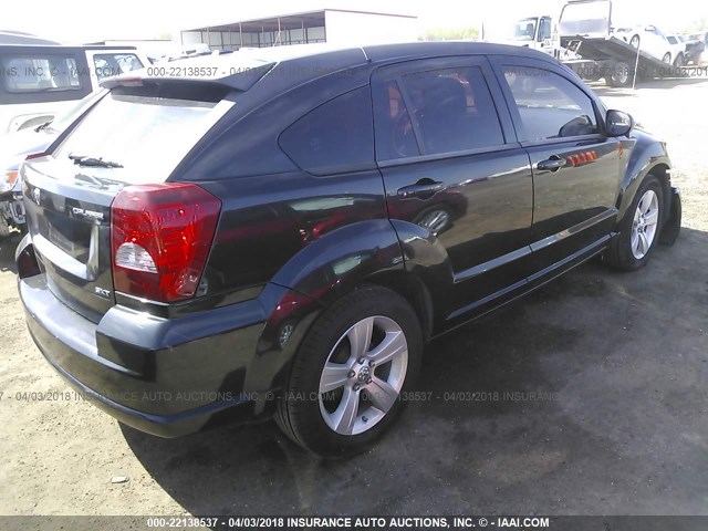 1B3CB4HA5AD529581 - 2010 DODGE CALIBER SXT BLACK photo 4