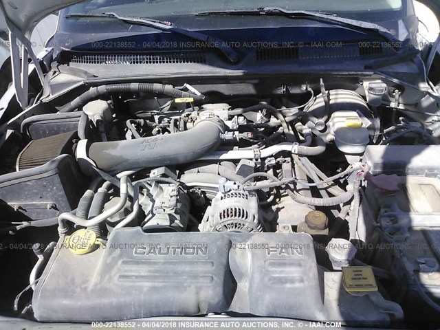 1D7HL38N24S739334 - 2004 DODGE DAKOTA QUAD SPORT SILVER photo 10