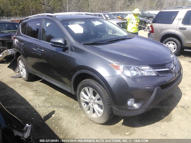 2T3YFREV9FW161588 - 2015 TOYOTA RAV4 LIMITED GRAY photo 1