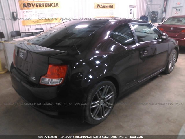 JTKJF5C72D3045818 - 2013 TOYOTA SCION TC 勃艮第红 照片 4