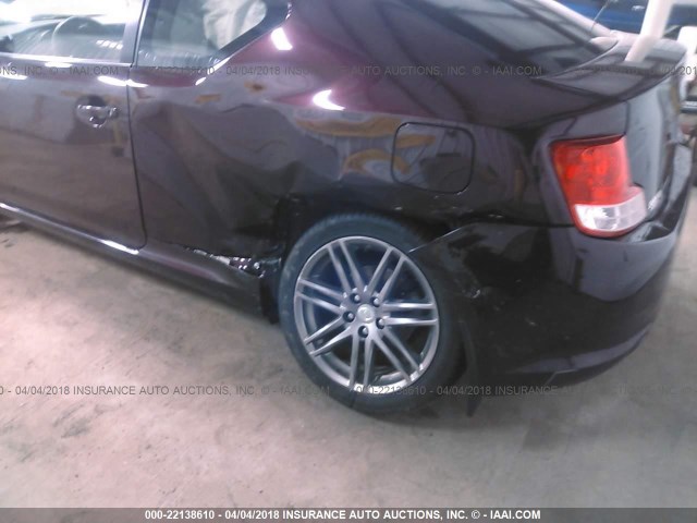 JTKJF5C72D3045818 - 2013 TOYOTA SCION TC 勃艮第红 照片 6