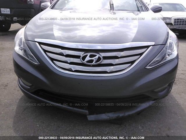 5NPEC4AB9CH419959 - 2012 HYUNDAI SONATA SE/LIMITED GRAY photo 6