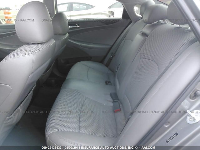 5NPEC4AB9CH419959 - 2012 HYUNDAI SONATA SE/LIMITED GRAY photo 8