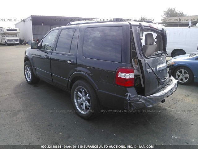 1FMJU2A55BEF21392 - 2011 FORD EXPEDITION LIMITED BLACK photo 3