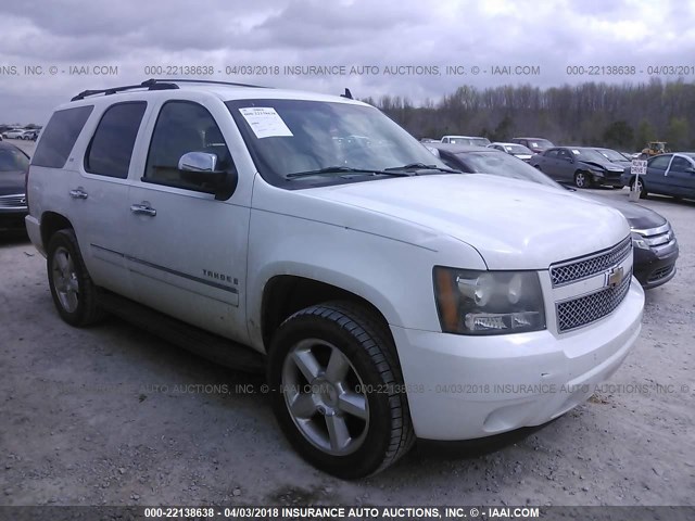 1GNFC33J39R221356 - 2009 CHEVROLET TAHOE C1500 LTZ WHITE photo 1