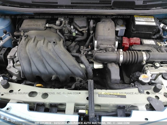 3N1CE2CP0FL394133 - 2015 NISSAN VERSA NOTE S/S PLUS/SV/SL/SR BLUE photo 10