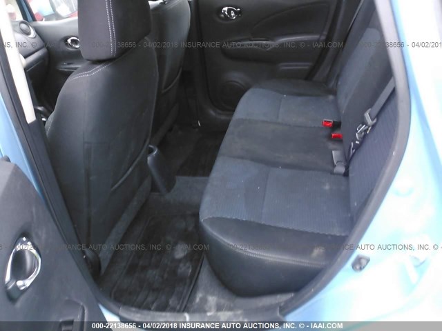 3N1CE2CP0FL394133 - 2015 NISSAN VERSA NOTE S/S PLUS/SV/SL/SR BLUE photo 8