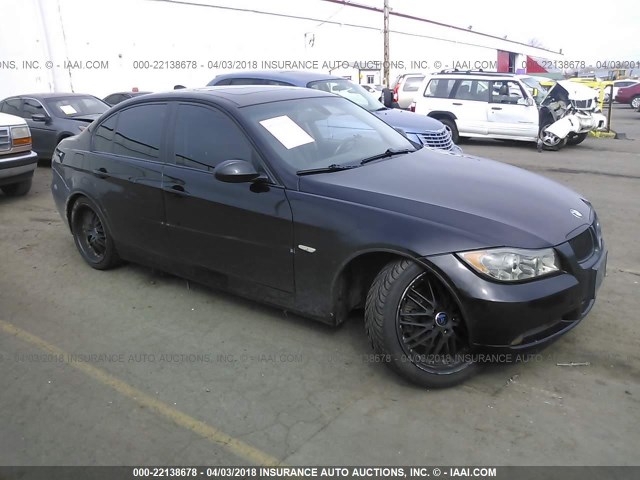 WBAVB17566NK37317 - 2006 BMW 325 I AUTOMATIC BLACK photo 1