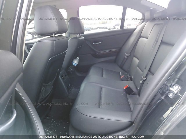 WBAVB17566NK37317 - 2006 BMW 325 I AUTOMATIC BLACK photo 8