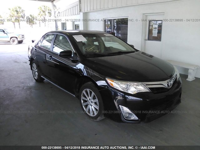 4T1BK1FK0DU526480 - 2013 TOYOTA CAMRY SE/XLE BLACK photo 1