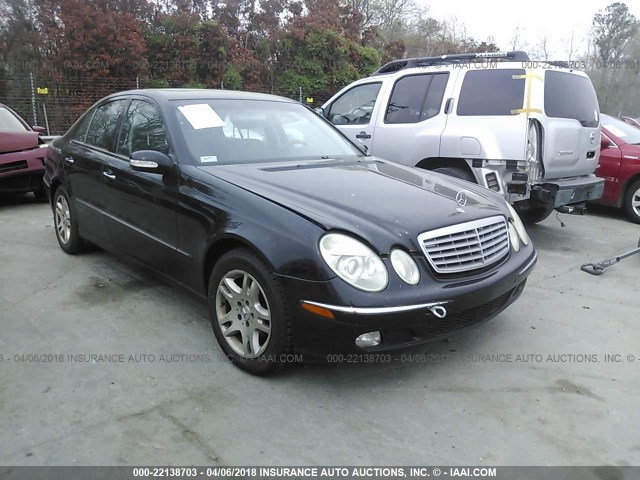 WDBUF26J75A652769 - 2005 MERCEDES-BENZ E 320 CDI BLACK photo 1