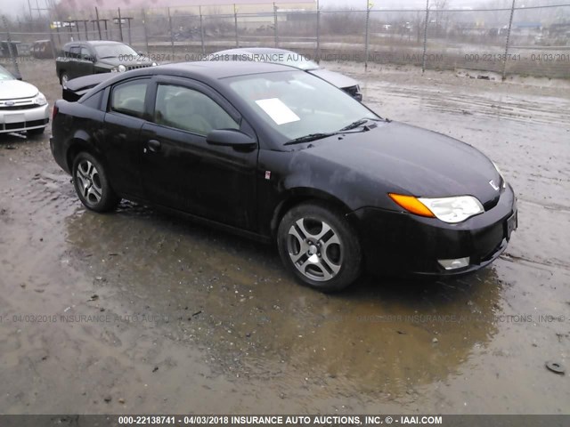 1G8AW12F25Z146469 - 2005 SATURN ION LEVEL 3 BLACK photo 1