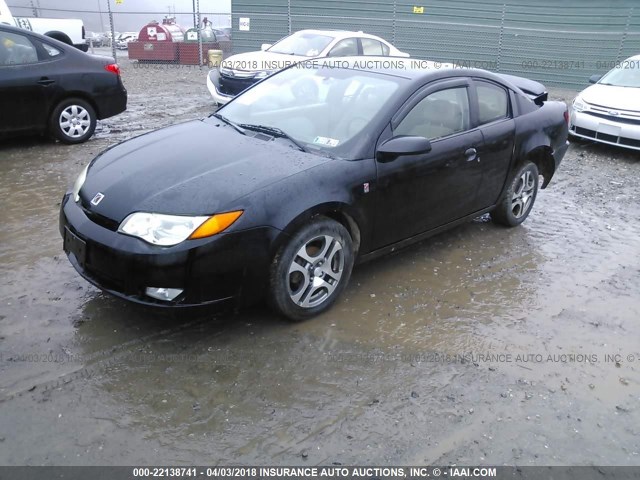 1G8AW12F25Z146469 - 2005 SATURN ION LEVEL 3 BLACK photo 2