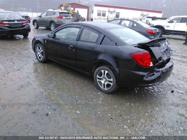 1G8AW12F25Z146469 - 2005 SATURN ION LEVEL 3 BLACK photo 3