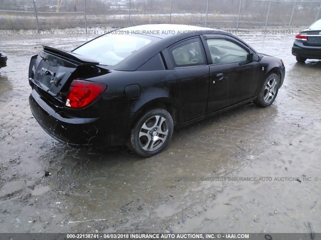 1G8AW12F25Z146469 - 2005 SATURN ION LEVEL 3 BLACK photo 4