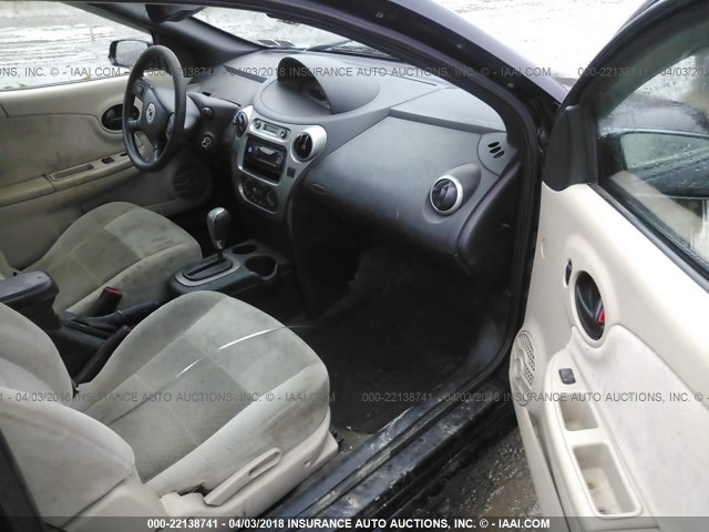 1G8AW12F25Z146469 - 2005 SATURN ION LEVEL 3 BLACK photo 5
