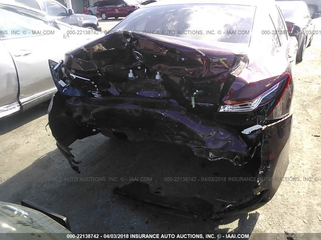 1HGCR2F59GA212290 - 2016 HONDA ACCORD SPORT ბურგუნდია ფოტო 6