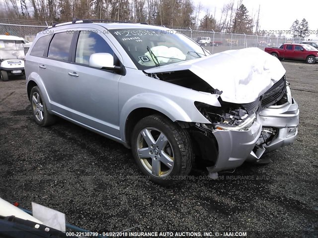 3D4PH9FV9AT206309 - 2010 DODGE JOURNEY R/T SILVER photo 1