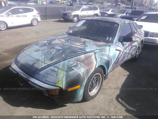 WP0AA0946DN465284 - 1983 PORSCHE 944 BLACK photo 2