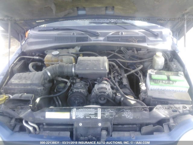 1J4GK48K13W523786 - 2003 JEEP LIBERTY SPORT/FREEDOM ლურჯი ფოტო 10