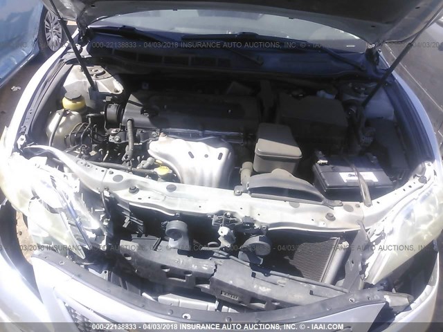 4T1BE46K17U589813 - 2007 TOYOTA CAMRY NEW GENERAT CE/LE/XLE/SE SILVER photo 10