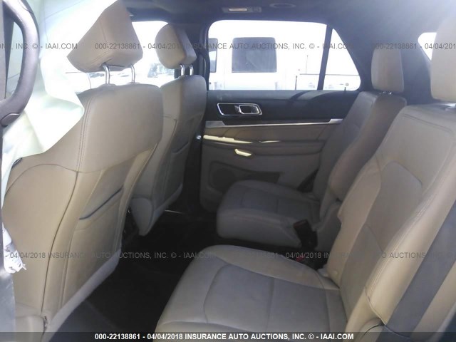 1FM5K7F80GGA25094 - 2016 FORD EXPLORER LIMITED 白色 照片 8