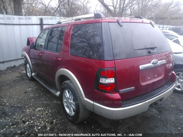 1FMEU74E36UB31848 - 2006 FORD EXPLORER EDDIE BAUER RED photo 3