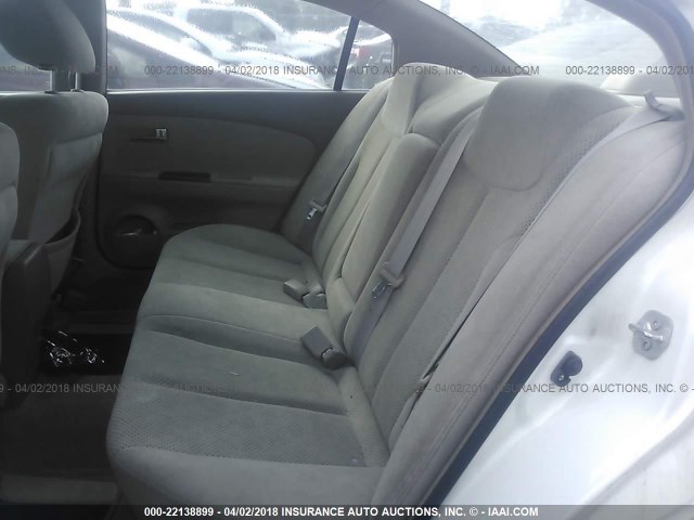 1N4BL11DX5C265768 - 2005 NISSAN ALTIMA SE/SL/SE-R WHITE photo 8