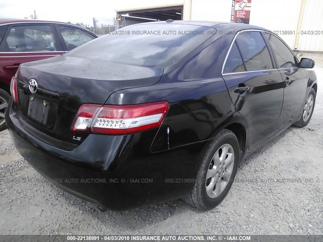 4T1BF3EK7BU224358 - 2011 TOYOTA CAMRY SE/LE/XLE 黑色 照片 4