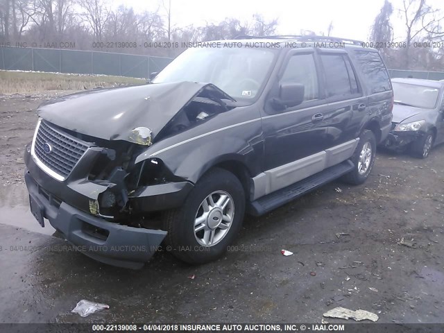 1FMFU16585LA49195 - 2005 FORD EXPEDITION XLT BLACK photo 2