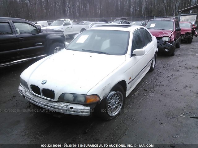 WBADD6327VBW24361 - 1997 BMW 528 I AUTOMATIC WHITE photo 2