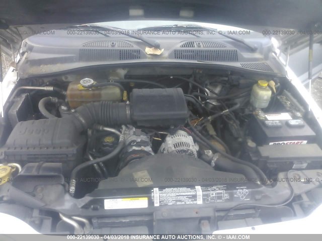 1J4GL48K02W324563 - 2002 JEEP LIBERTY SPORT Gümüş foto 10