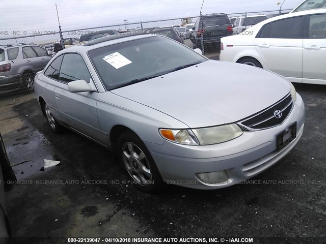 2T1CF22P71C537487 - 2001 TOYOTA CAMRY SOLARA SE/SLE ვერცხლისფერი ფოტო 1